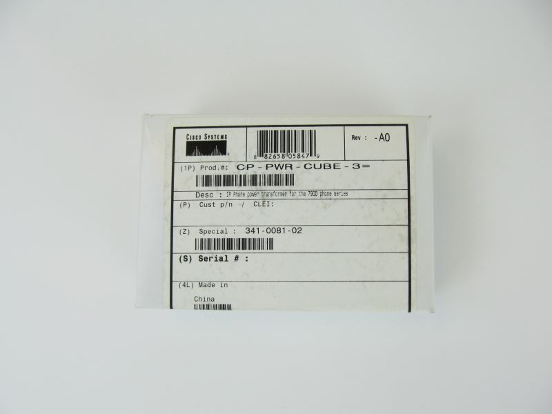 AC Power Adattatore Cisco 7900 VoIP Phone CP PWR CUBE 3 P/N 341 - Foto 5
