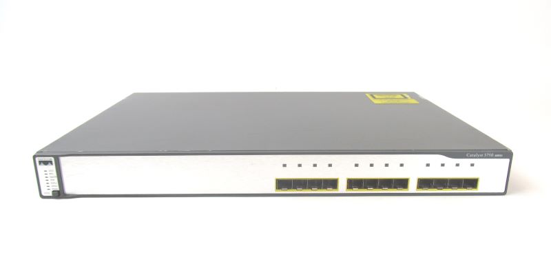 Cisco WS-C3750G-12S-S 12 SFP Ports Gigabit Switch 3750G-12S-S 1 YEAR WARRANTY