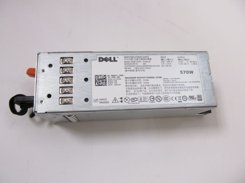 Dell RXCPH T610 R710 570W Power Supply 4z