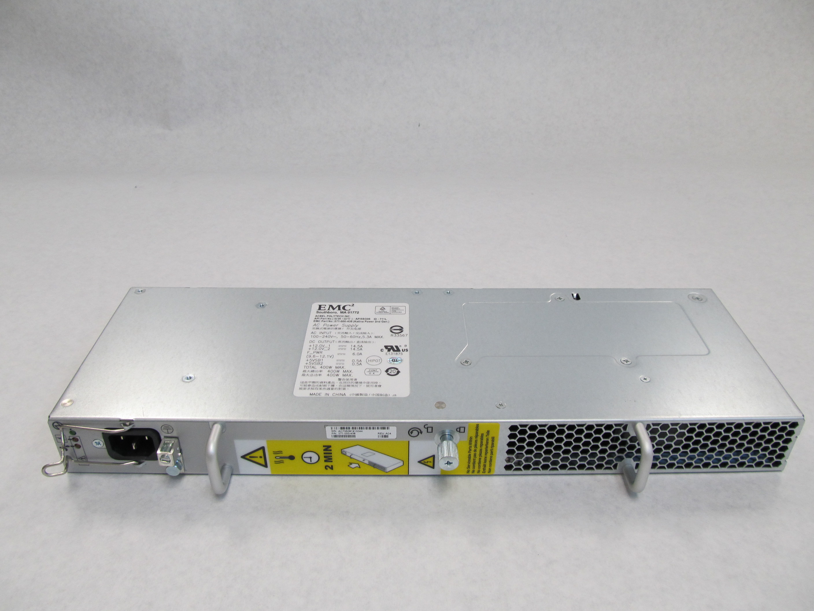 EMC 071-000-438 EMC 400W Power Supply