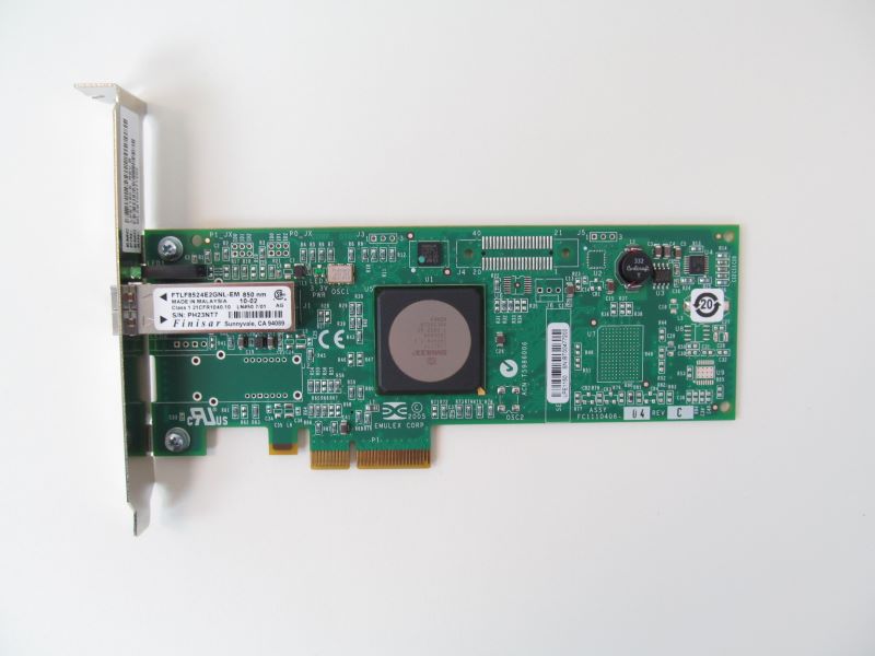 Emulex LPE1150-E 4Gbit PCIe x4 FC Adaador de canal de fibra Placa HBA