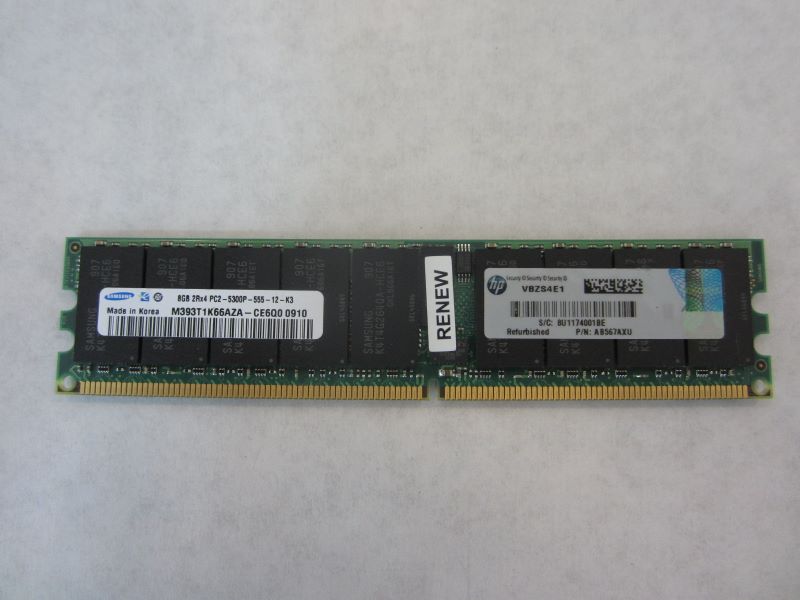 Barrette Mémoire HP D'origine 8Go (2x4Go) Pour Serveur Proliant - PC2-5300P - 408854-B21