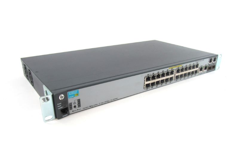 HP J9138A Procurve 2520-24 Poe Switch w/Mounts - J9138-6900?C〓1 HPE HP 2520-24-PoE Switch PN : J9138A#ABA
