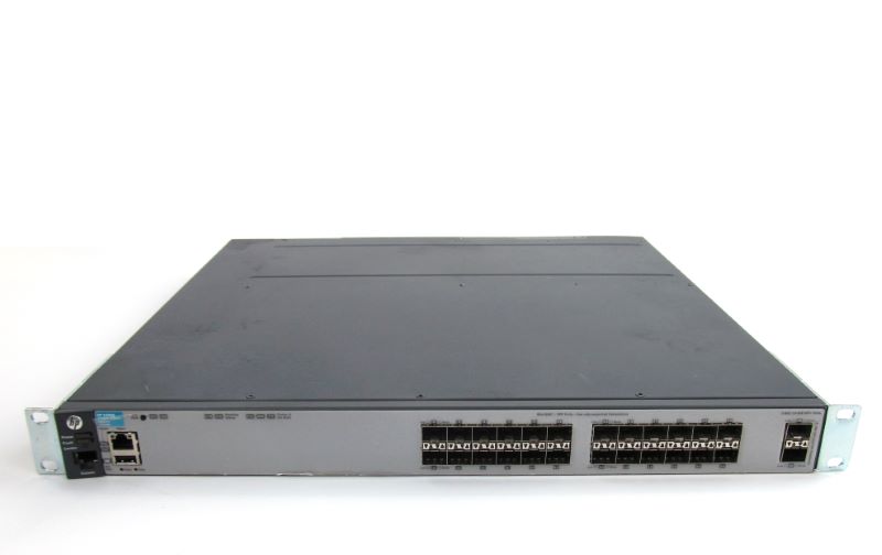 HP J9584A E380024SFP2SFP+ 24Ports Gigabit Switch w/ 400W J9581A