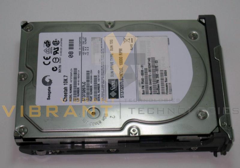 Sun X5264A 73.4GB 10000 RPM, USCSI Disk Assembly 4z - Picture 2 of 3